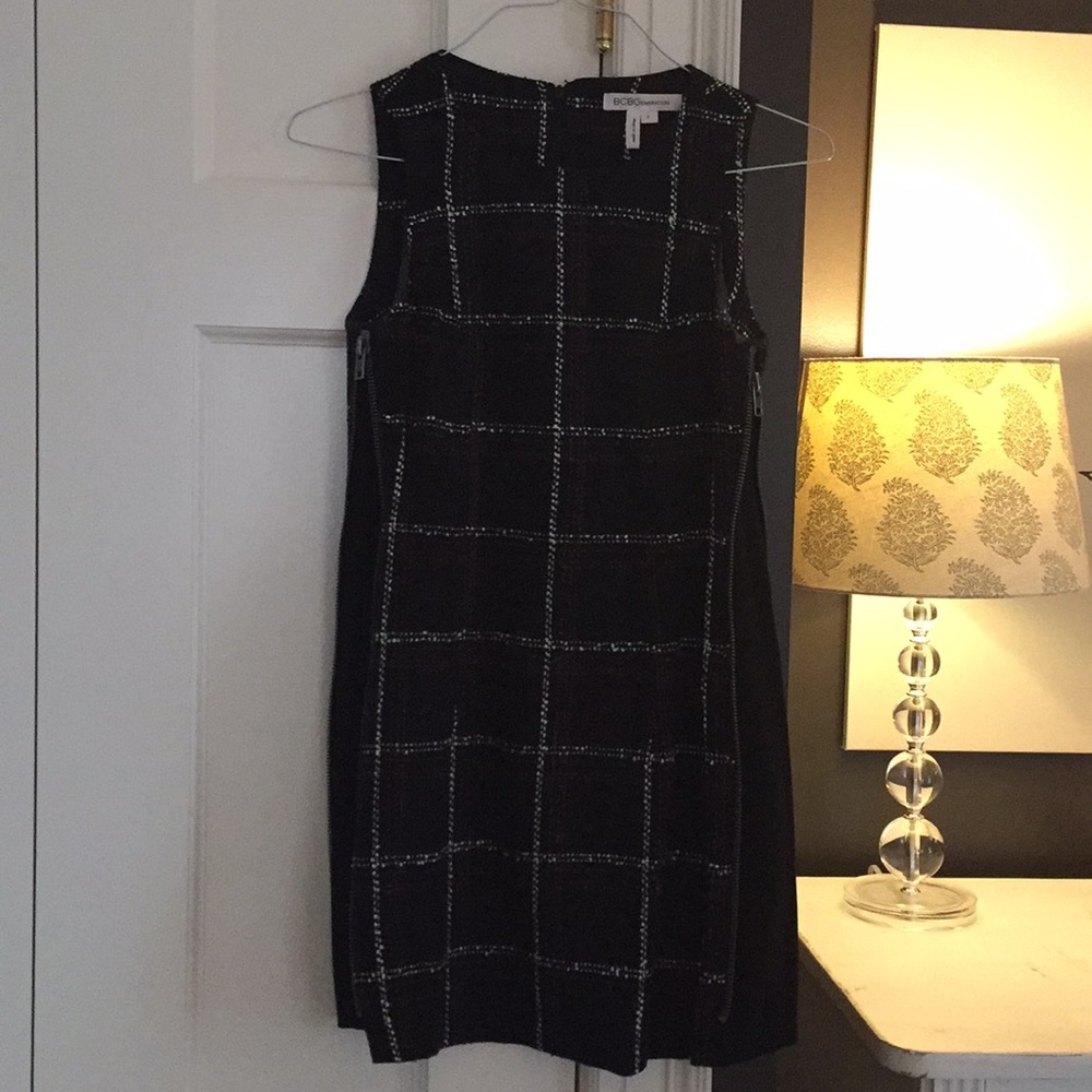 BCBGeneration Plaid Zipper Dress